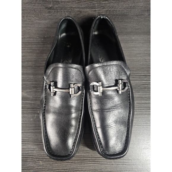 Salvatore Ferragamo Parigi Men\'s Loafer Shoes Driver Size 6.5 2E Wide - Black main image 7